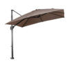 Parasol ogrodowy Challenger T1 Premium Telescope 3.5 x 3.5 m bez podstawy kolor Havanna Platinum parasole ogrodowe premium