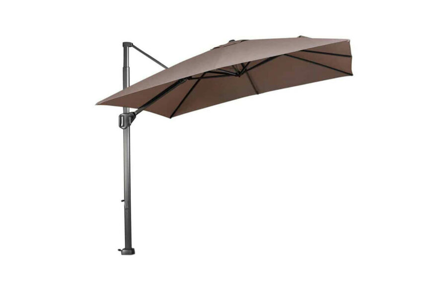Parasol ogrodowy Challenger T1 Premium Telescope 3.5 x 3.5 m bez podstawy kolor Havanna Platinum parasole ogrodowe premium