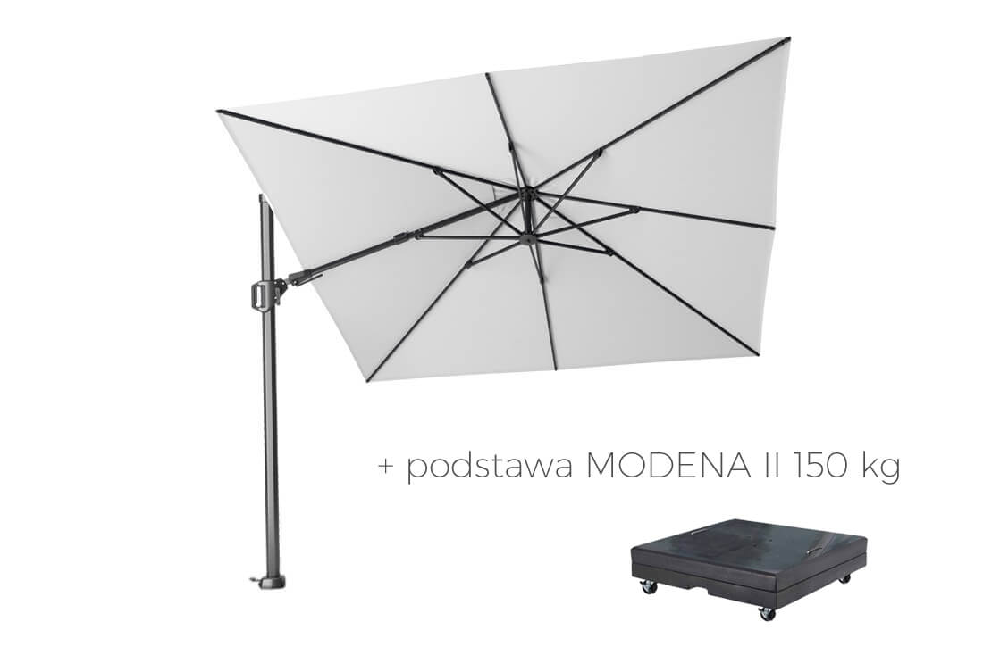 Parasol ogrodowy Challenger T2 3 x 3 m z boczną nogą, wariant 65777