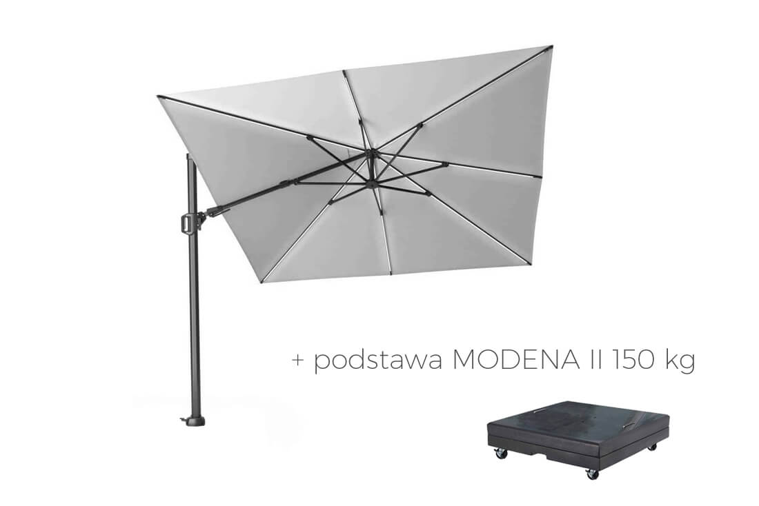 Parasol ogrodowy Challenger T2 GLOW 3 x 3 m z podświetleniem, wariant 65821