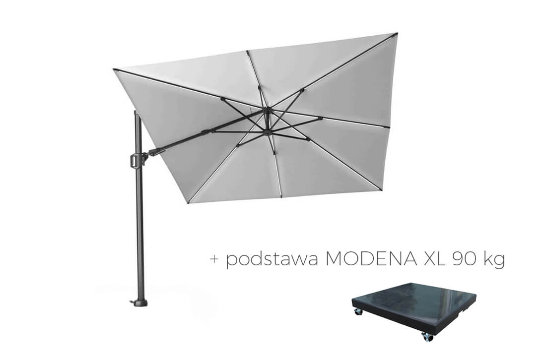 Parasol ogrodowy Challenger T2 GLOW 3 x 3 m z podświetleniem, wariant 65816