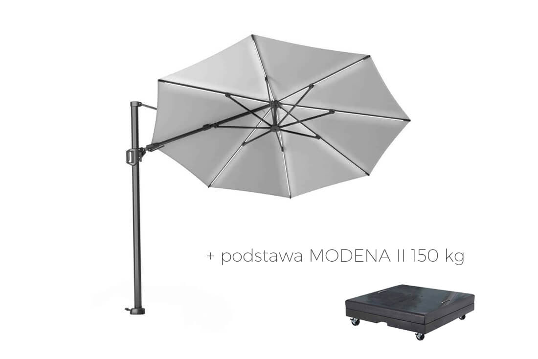 Parasol ogrodowy Challenger T2 GLOW Ø 3.5 m z podświetleniem, wariant 65928