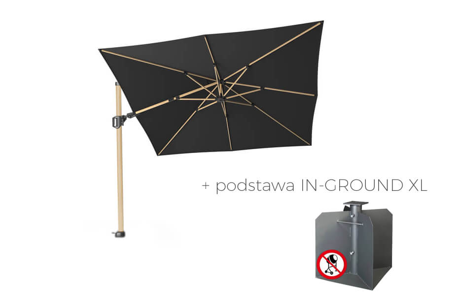 Parasol ogrodowy Challenger T2 Premium 3 x 3 m OAK, wariant 65578
