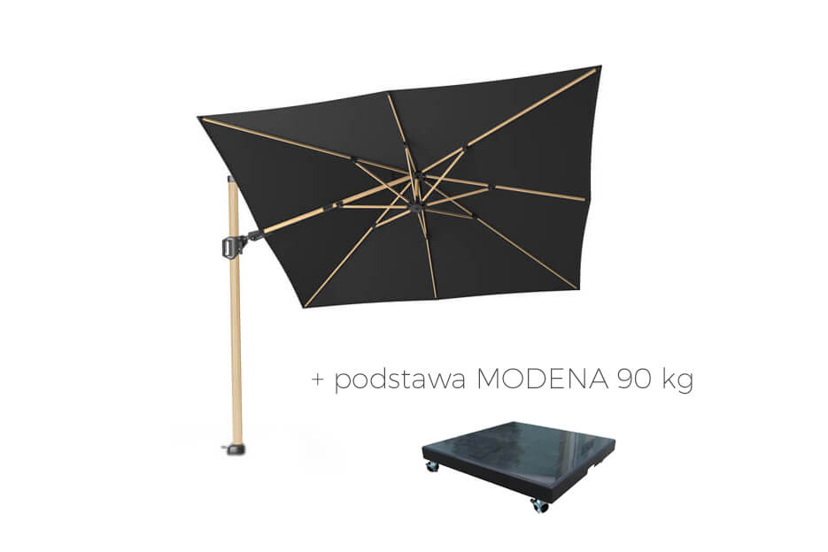 Parasol ogrodowy Challenger T2 Premium 3 x 3 m OAK, wariant 6657