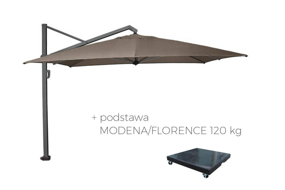 Parasol ogrodowy Icon 3.5 x 3.5 m kwadratowy, wariant 64350