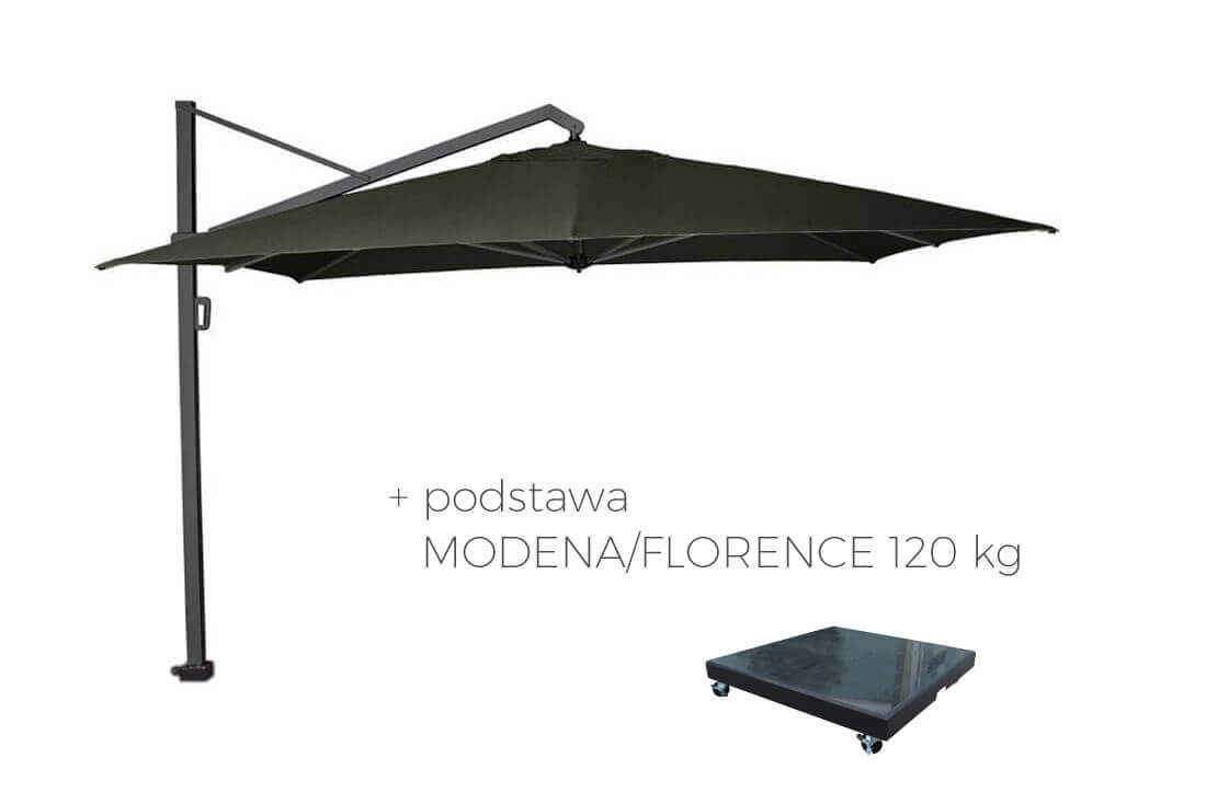 Parasol ogrodowy Icon 3.5 x 3.5 m kwadratowy, wariant 64349