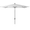 Parasol ogrodowy Riva 2.5 x 2.5 m z centralną nogą kwadratowy bez podstawy kolor biały Platinum parasole ogrodowe