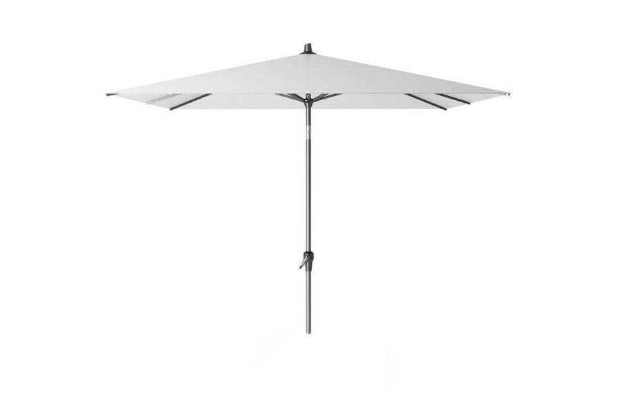 Parasol ogrodowy Riva 2.5 x 2.5 m z centralną nogą kwadratowy bez podstawy kolor biały Platinum parasole ogrodowe