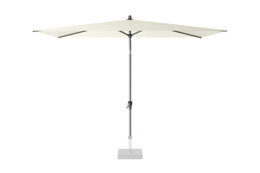 Parasol ogrodowy Riva 3 x 2 m prostokątny z centralną nogą bez podstawy kolor ecru Platinum parasole ogrodowe