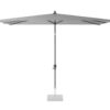Parasol ogrodowy Riva 3 x 2 m prostokątny z centralną nogą bez podstawy kolor jasnoszary Platinum parasole ogrodowe