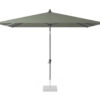 Parasol ogrodowy Riva 3 x 2 m prostokątny z centralną nogą bez podstawy kolor olive oliwkowy Platinum parasole ogrodowe