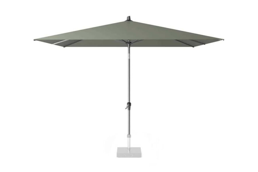 Parasol ogrodowy Riva 3 x 2 m prostokątny z centralną nogą bez podstawy kolor olive oliwkowy Platinum parasole ogrodowe