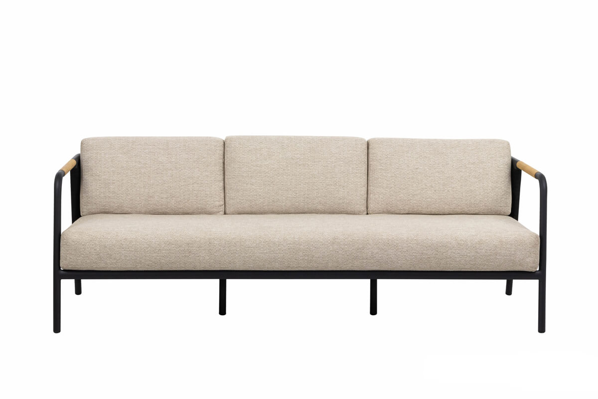 Elle Belt ekskluzywny zestaw wypoczynkowy z aluminium sofa ogrodowa potrójna Apple Bee