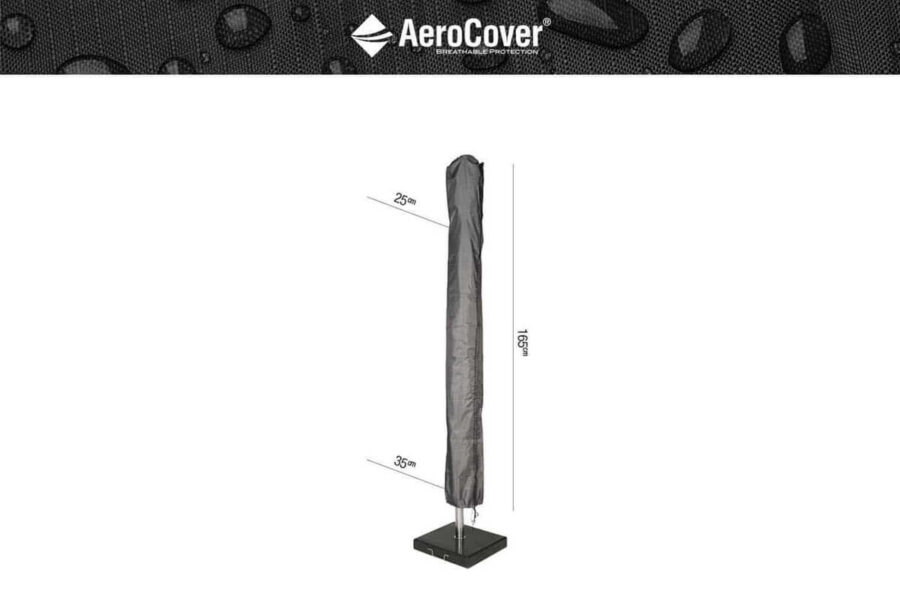 AeroCover 7982 pokrowiec ochronny na parasol ogrodowy Platinum