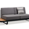 New Polo meble aluminiowe narożny zestaw wypoczynkowy sofa ogrodowa prawa stolik boczny Higold luksusowe meble ogrodowe