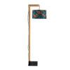 Aria Piccolo lampa ogrodowa stojąca drewno abażur kolorowe liście 01 nowoczesne lampy ogrodowe