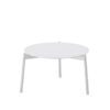 Ambience ogrodowy stolik kawowy z aluminium biały średni medium 60 cm Twoja Siesta meble ogrodowe aluminium