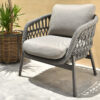 Grinta zestaw mebli ogrodowych wypoczynkowy fotel ogrodowy meble ogrodowe aluminium Twoja Siesta