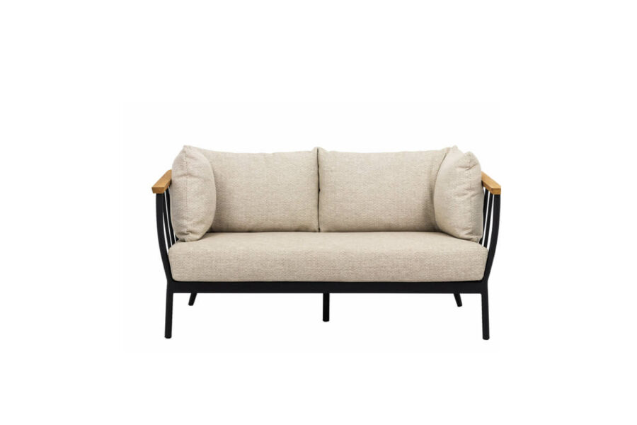 Condor ekskluzywny zestaw wypoczynkowy z aluminium sofa ogrodowa podwójna Apple Bee nowoczesne meble ogrodowe