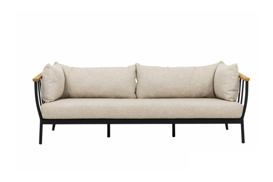 Condor ekskluzywny zestaw wypoczynkowy z aluminium sofa ogrodowa potrójna Apple Bee nowoczesne meble ogrodowe