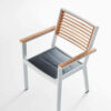 York zestaw mebli ogrodowych stół i krzesła krzesło aluminiowe do ogrodu Higold meble ogrodowe aluminium
