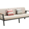 Emoti ekskluzywny zestaw wypoczynkowy sofa ogrodowa 3 osobowa Higold meble ogrodowe aluminium