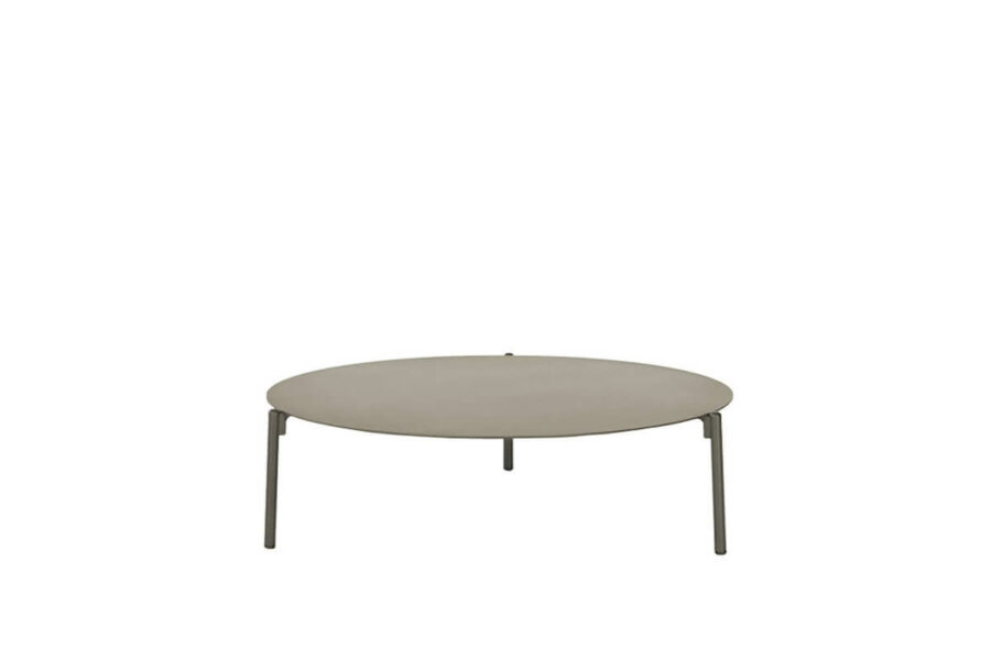 Sabbia zestaw mebli ogrodowych technorattan stolik kawowy aluminium duży 103 cm Twojasiesta luksusowe meble ogrodowe