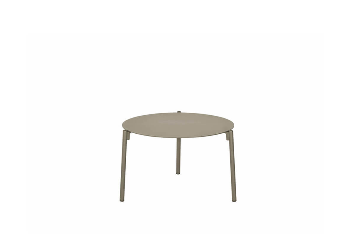 Sabbia zestaw mebli ogrodowych technorattan stolik kawowy aluminium średni 60 cm Twojasiesta luksusowe meble ogrodowe