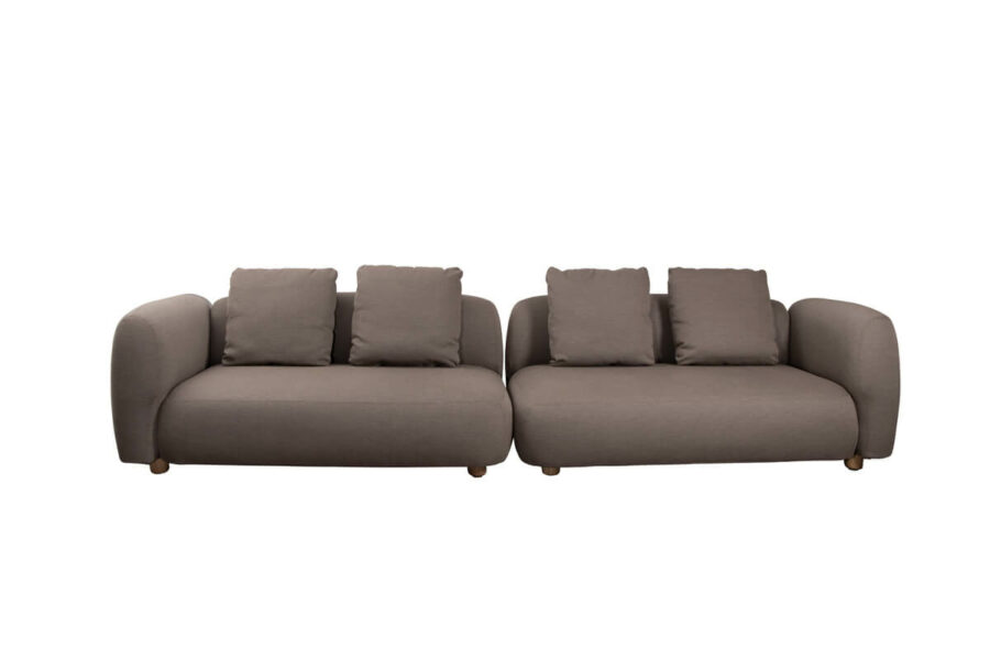 Capture sofa ogrodowa 2 osobowa z podłokietnikiem prawa lewa luksusowe meble ogrodowe Cane-line
