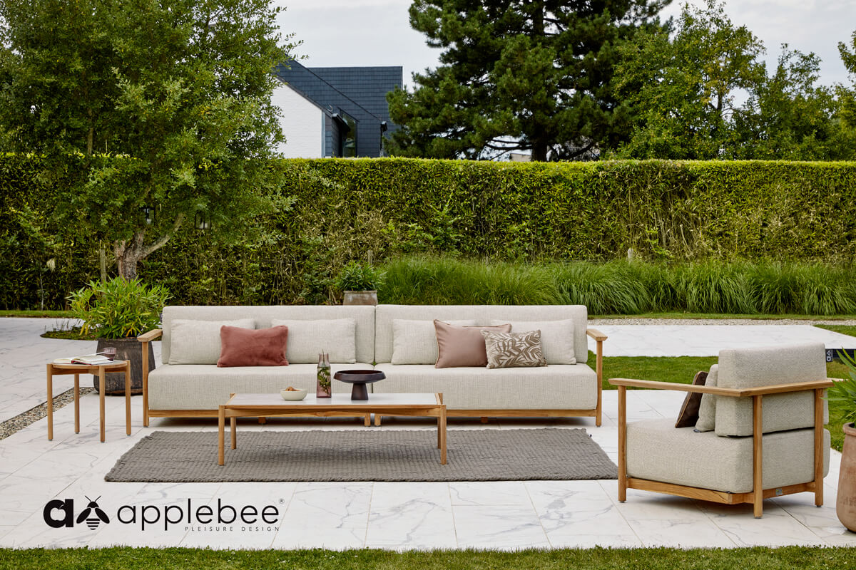 Nowy katalog Apple Bee 2023 meble ogrodowe St Lucia Teak lounge inspiracje
