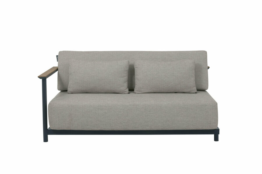 St Lucia Alu zestaw ogrodowy aluminium sofa ogrodowa prawa Apple Bee luksusowe meble ogrodowe aluminiowe