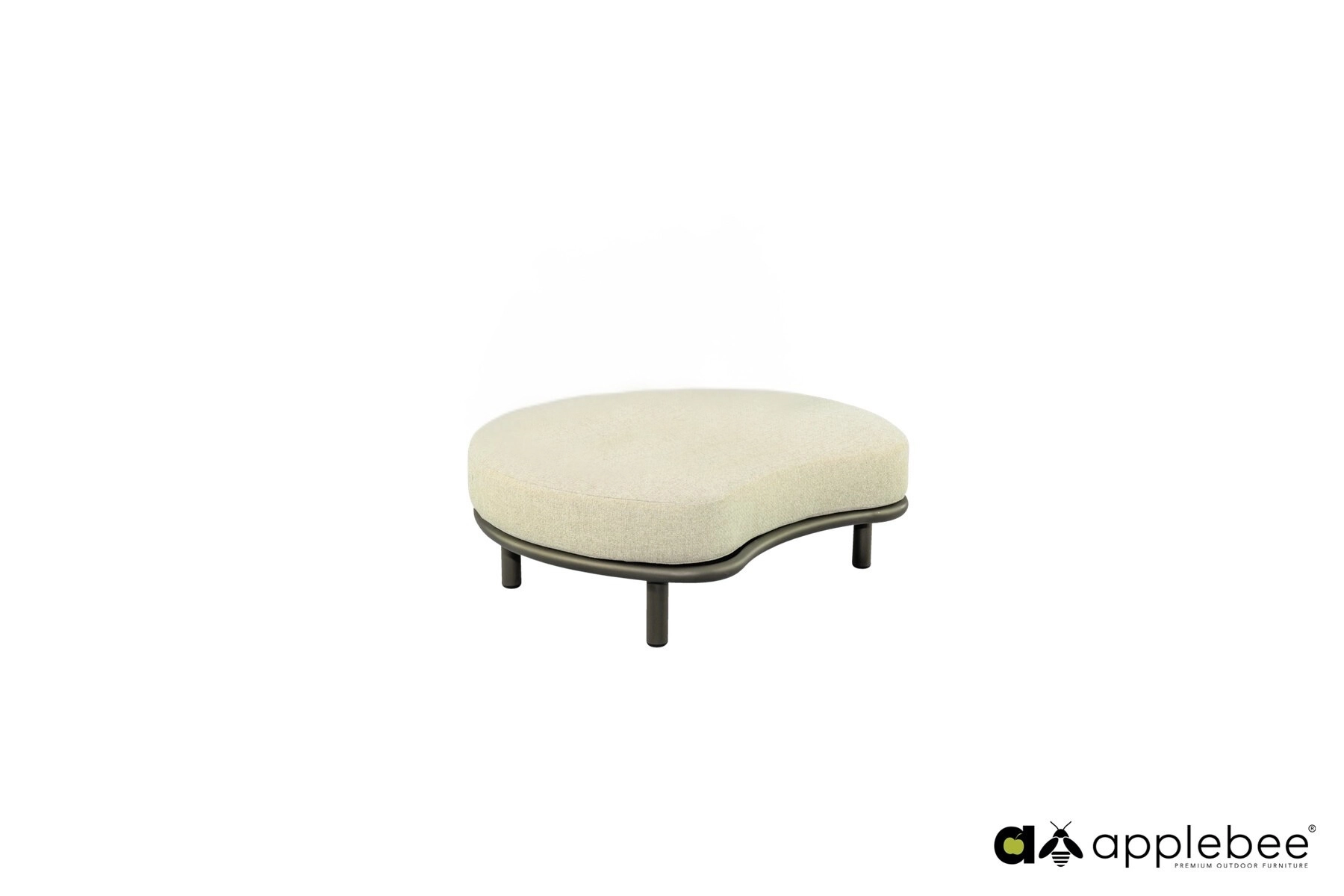 Cocoon Boucle zestaw ogrodowy technorattanowy designerski fotel ogrodowy Apple Bee meble ogrodowe