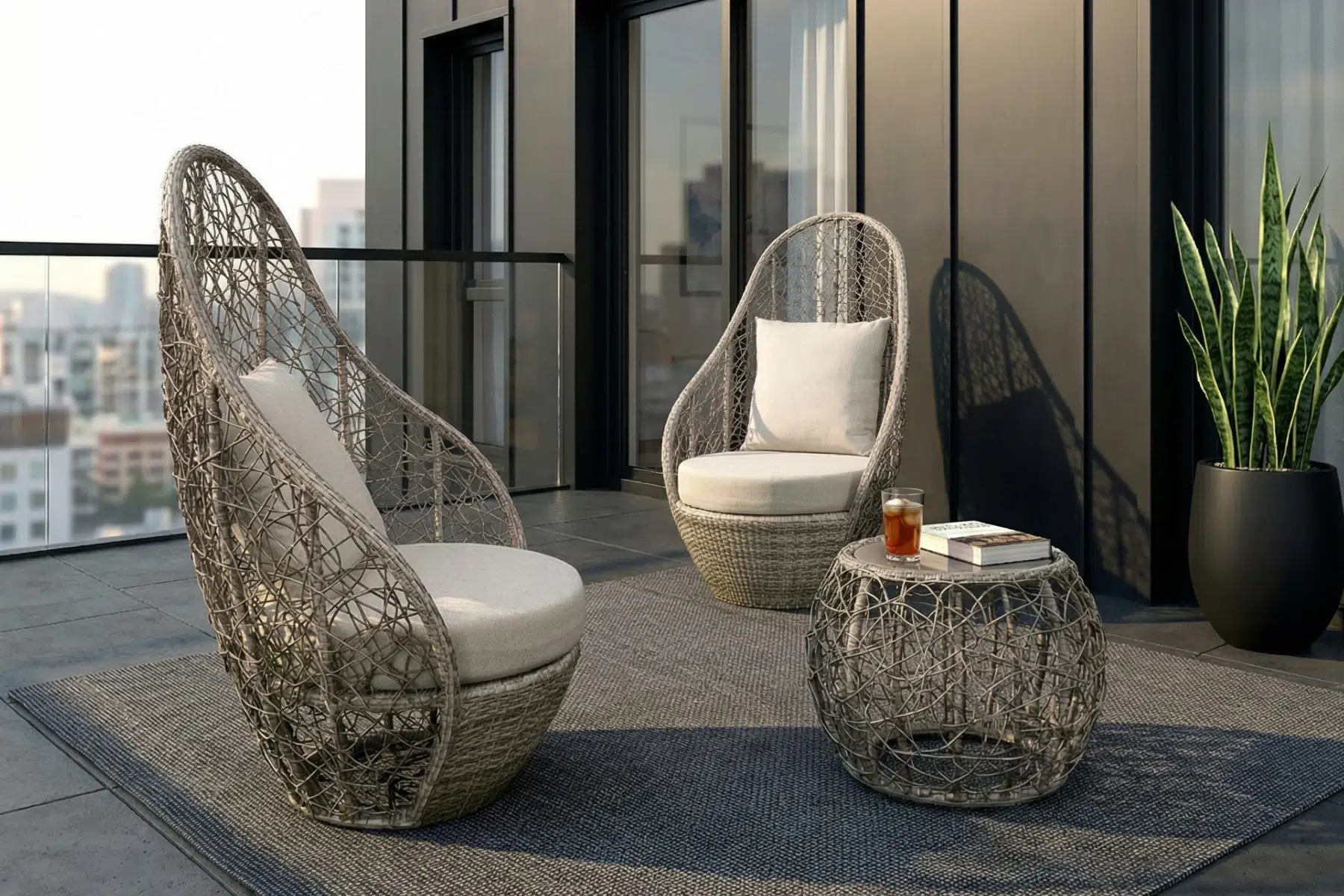 Bali meble ogrodowe z technorattanu zestaw wypoczynkowy fotel ogrodowy stolik meble ogrodowe Twoja Siesta