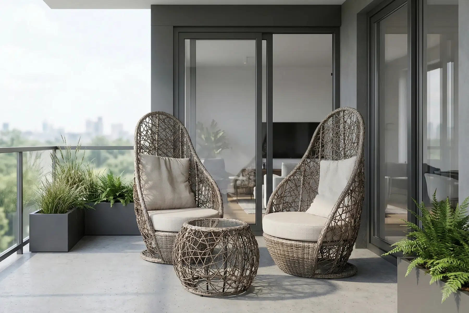 Bali meble ogrodowe z technorattanu zestaw wypoczynkowy meble balkonowe technorattan Twoja Siesta