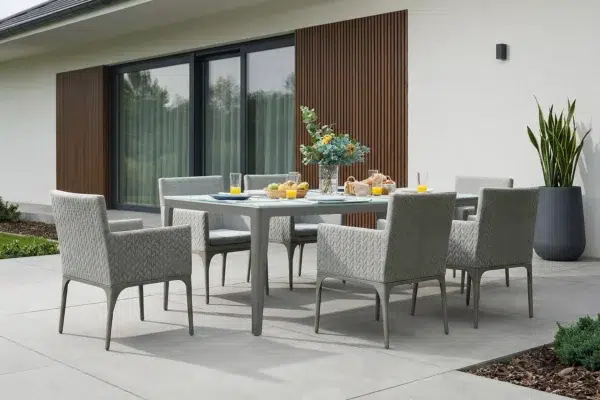 Bonn ogrodowy zestaw obiadowy 6 osobowy luksusowe meble ogrodowe Twoja Siesta