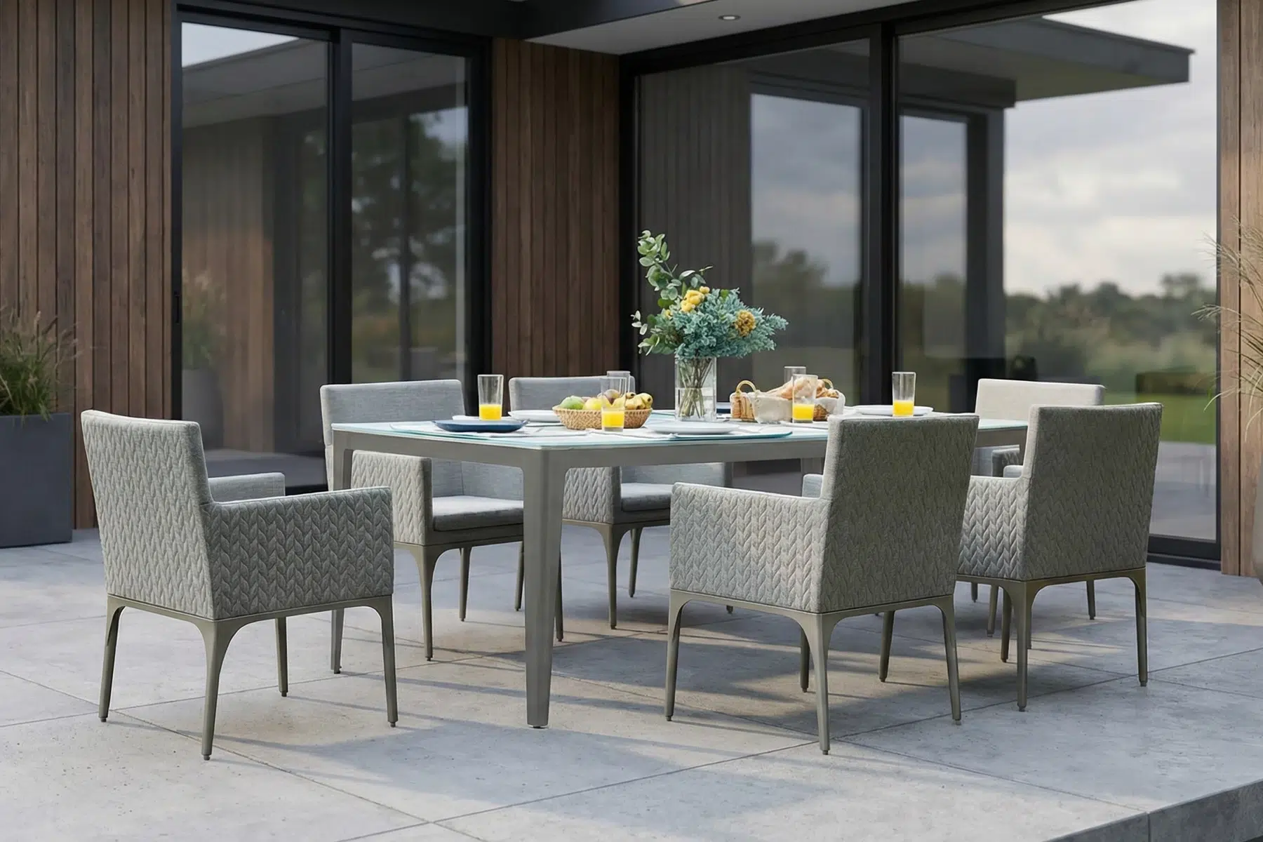 Bonn ogrodowy zestaw obiadowy luksusowe meble ogrodowe Twoja Siesta