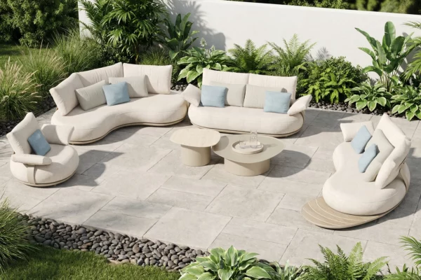 Calla ekskluzywne meble ogrodowe Higold zestaw 8 osobowy