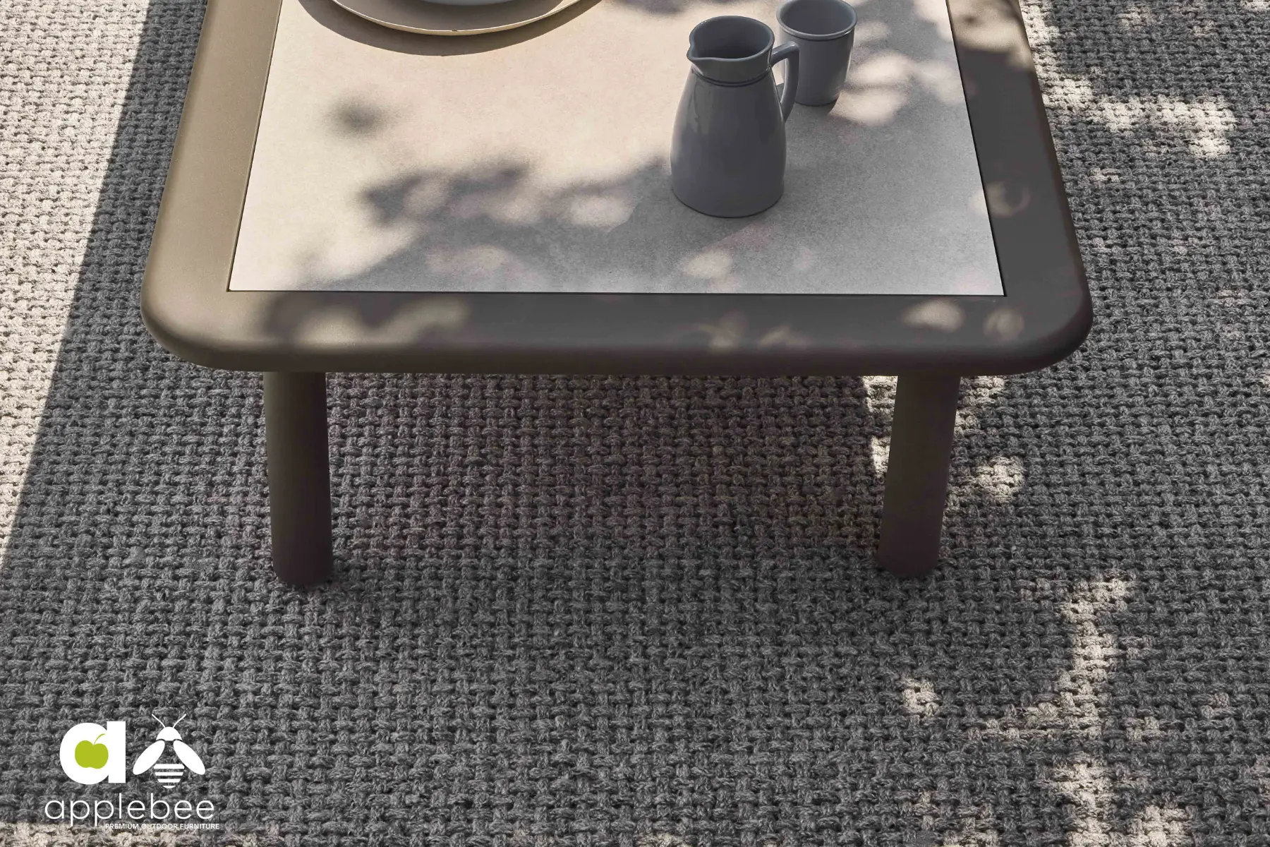 Cross dywan zewnętrzny prostokątny szary grey wysoka jakość akcesoria ogrodowe Apple Bee