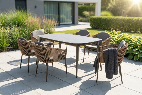 Groppo ogrodowy zestaw stołowy 5-8 osób luksusowe meble ogrodowe Twoja Siesta
