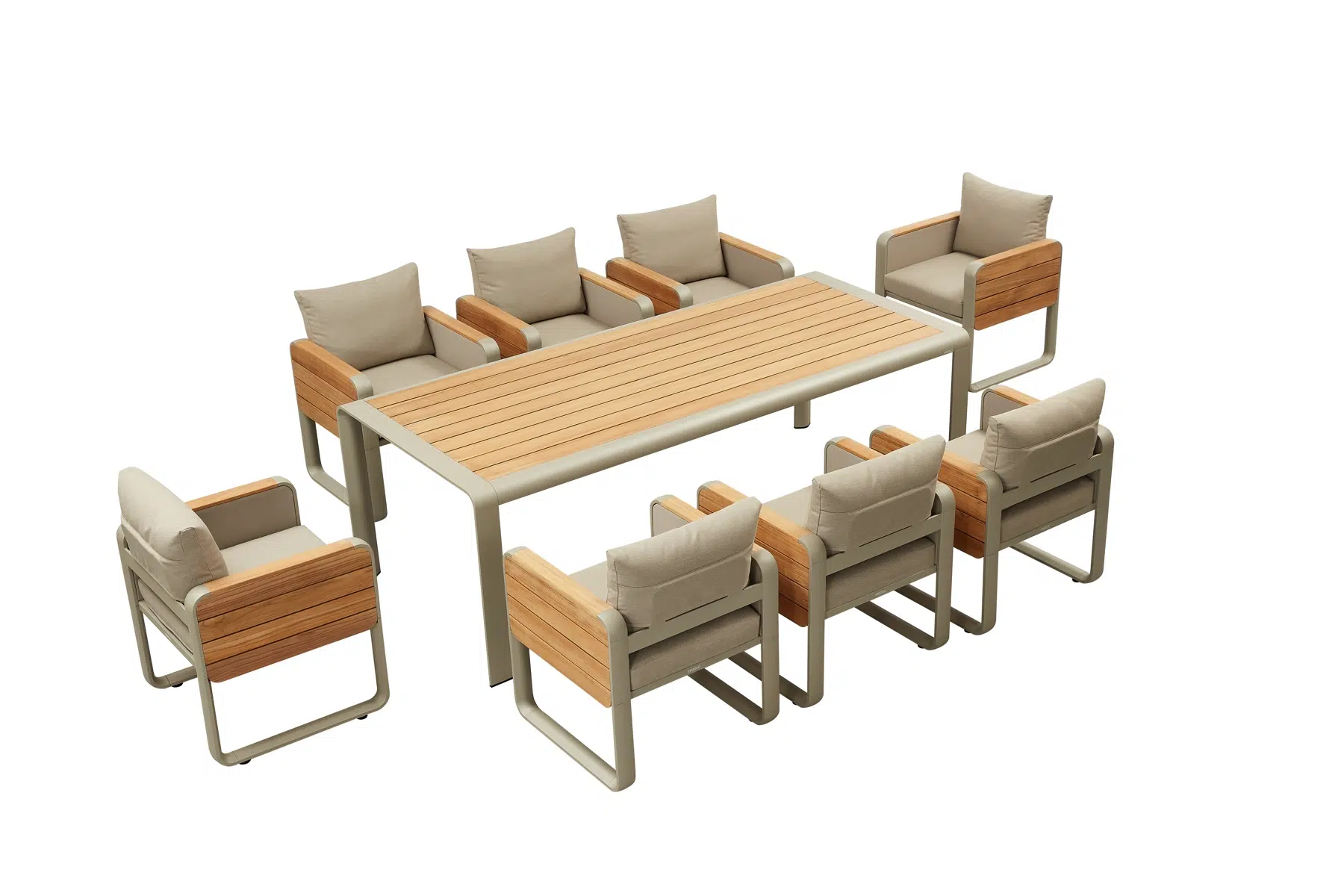 Nottingham stół i krzesła ogrodowe dla 8 osób nowoczesne meble ogrodowe Higold