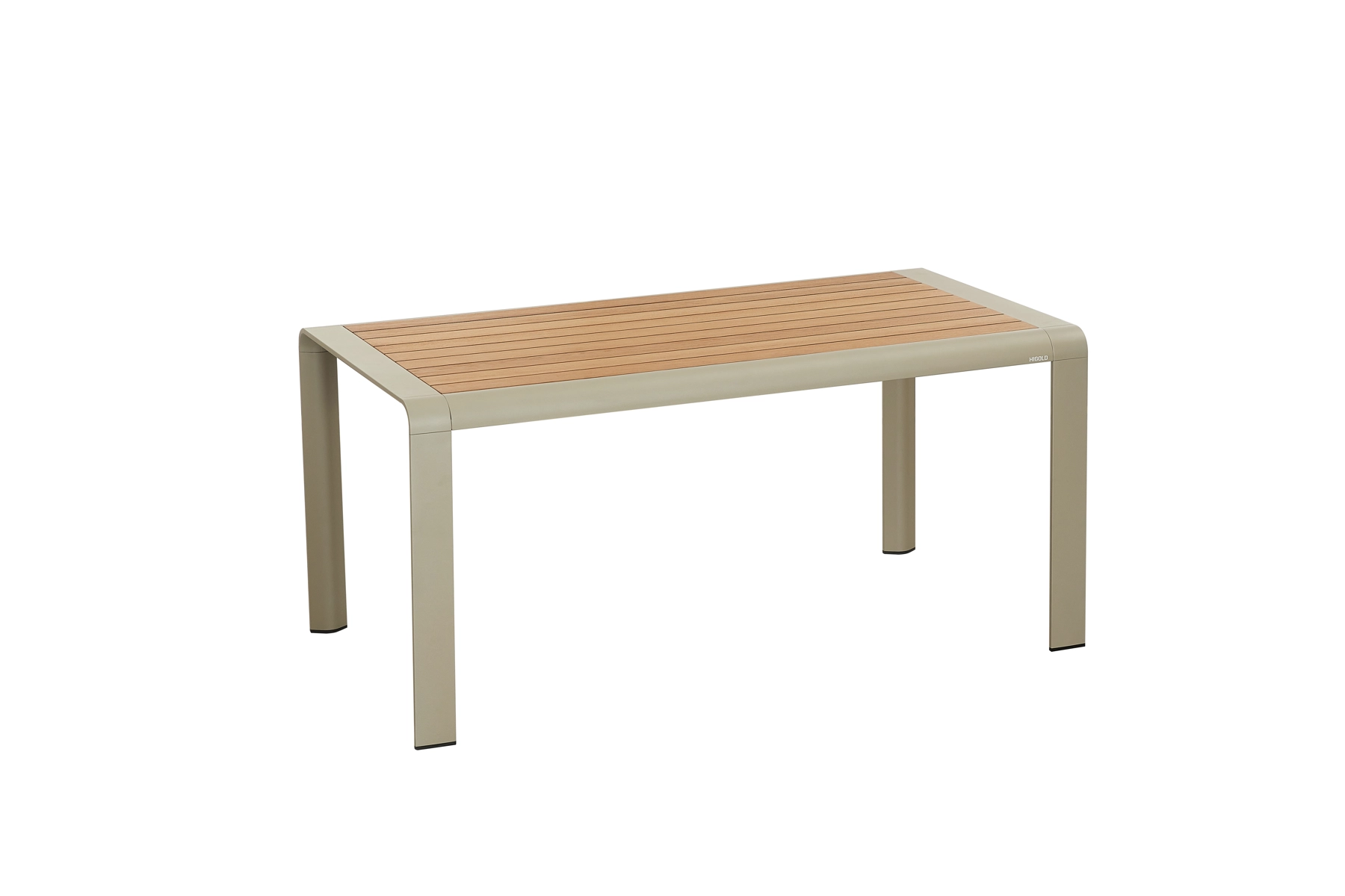 Nottingham stół ogrodowy z krzesłami 6 osobowy stół ogrodowy 160 cm aluminium drewno teak Higold