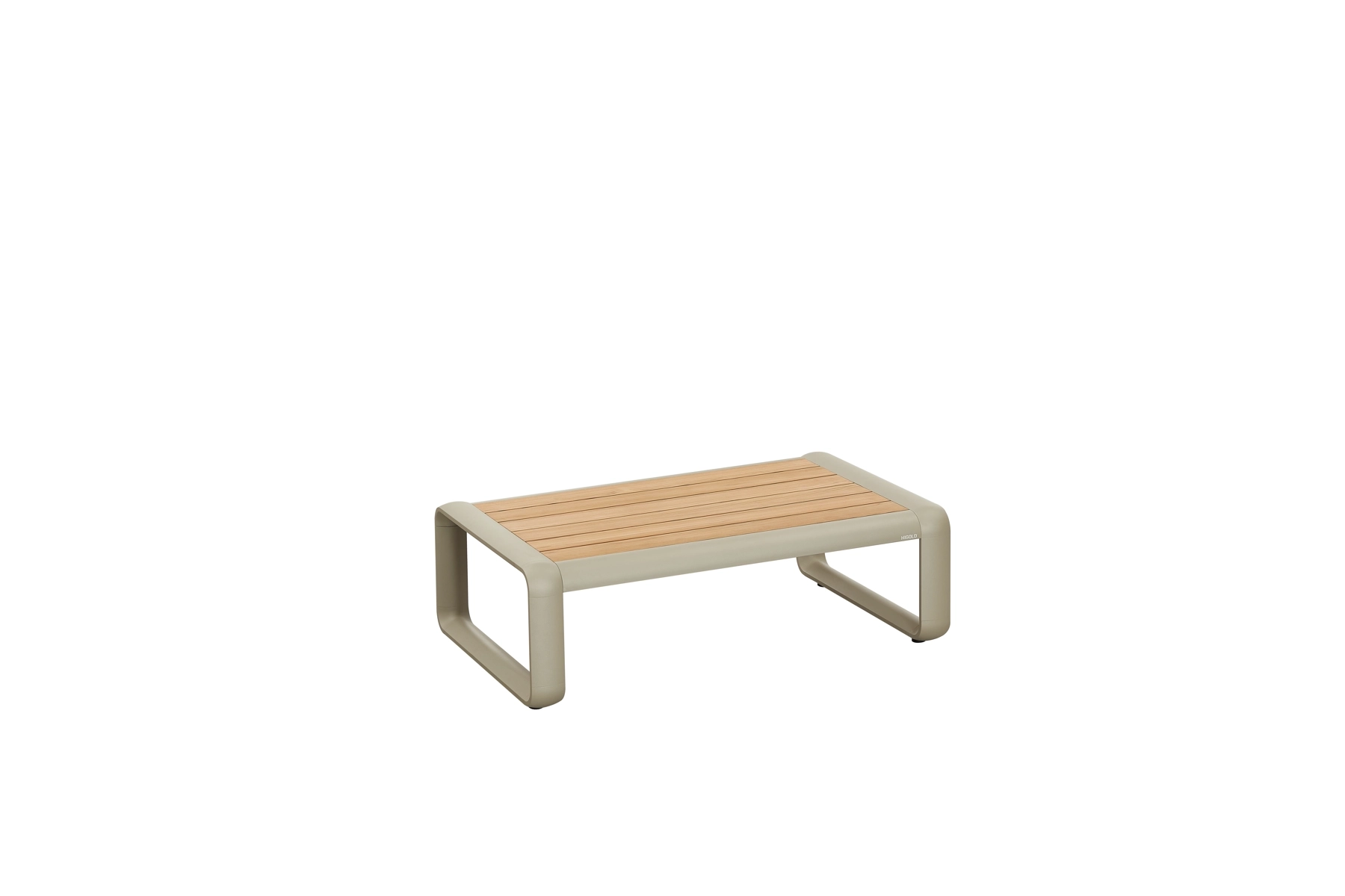 Nottingham stolik ogrodowy niski 120 x 80 x 40 cm | Higold Nottingham zestaw mebli ogrodowych Higold dla 4 osób stolik ogrodowy meble ogrodowe aluminium teak