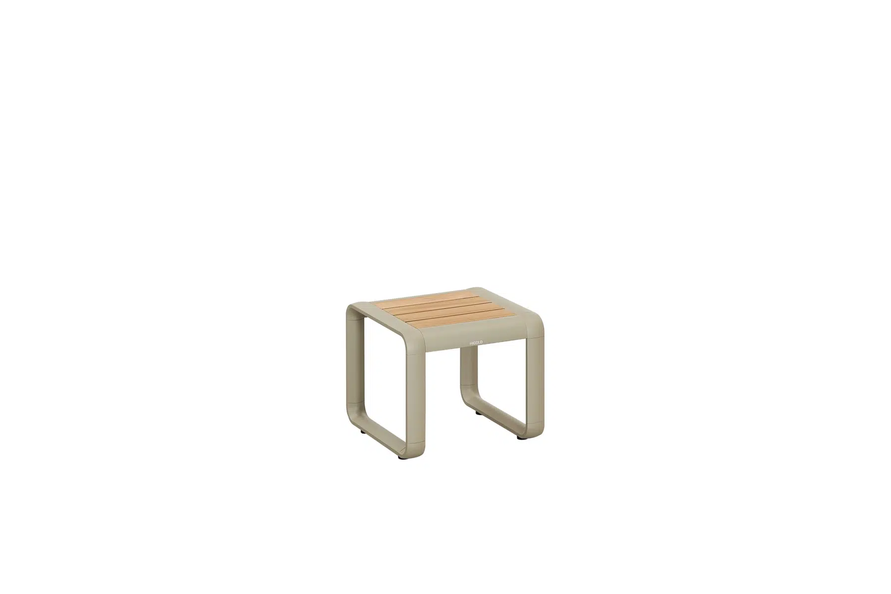 Nottingham zestaw ogrodowy wypoczynkowy Higold stolik ogrodowy boczny meble aluminiowe