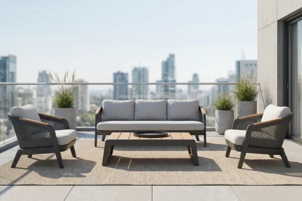 Roma meble ogrodowe zestaw wypoczynkowy premium meble ogrodowe aluminiowe Twoja Siesta