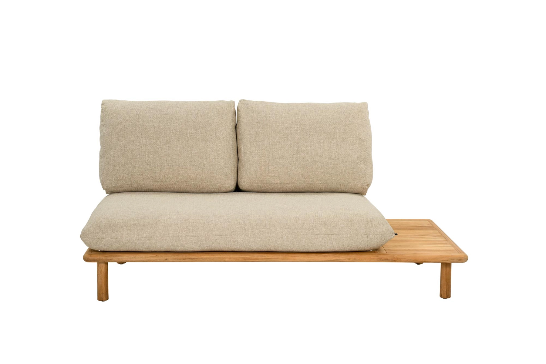 Sling Cotton Flower modułowy narożnik ogrodowy sofa ogrodowa podwójna lewa meble ogrodowe drewniane Apple Bee