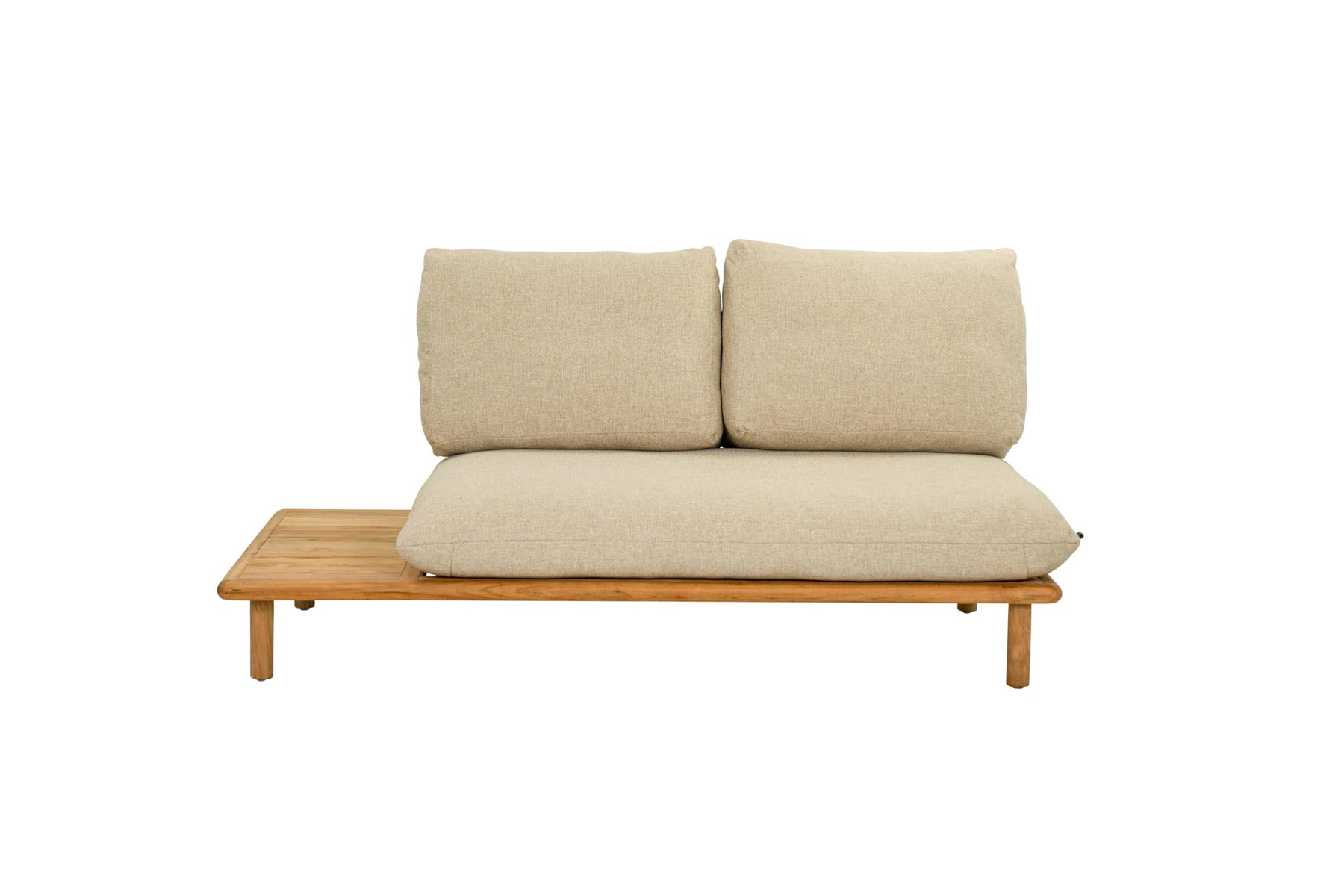 Sling Cotton Flower modułowy narożnik ogrodowy sofa ogrodowa podwójna prawa meble drewniane Apple Bee