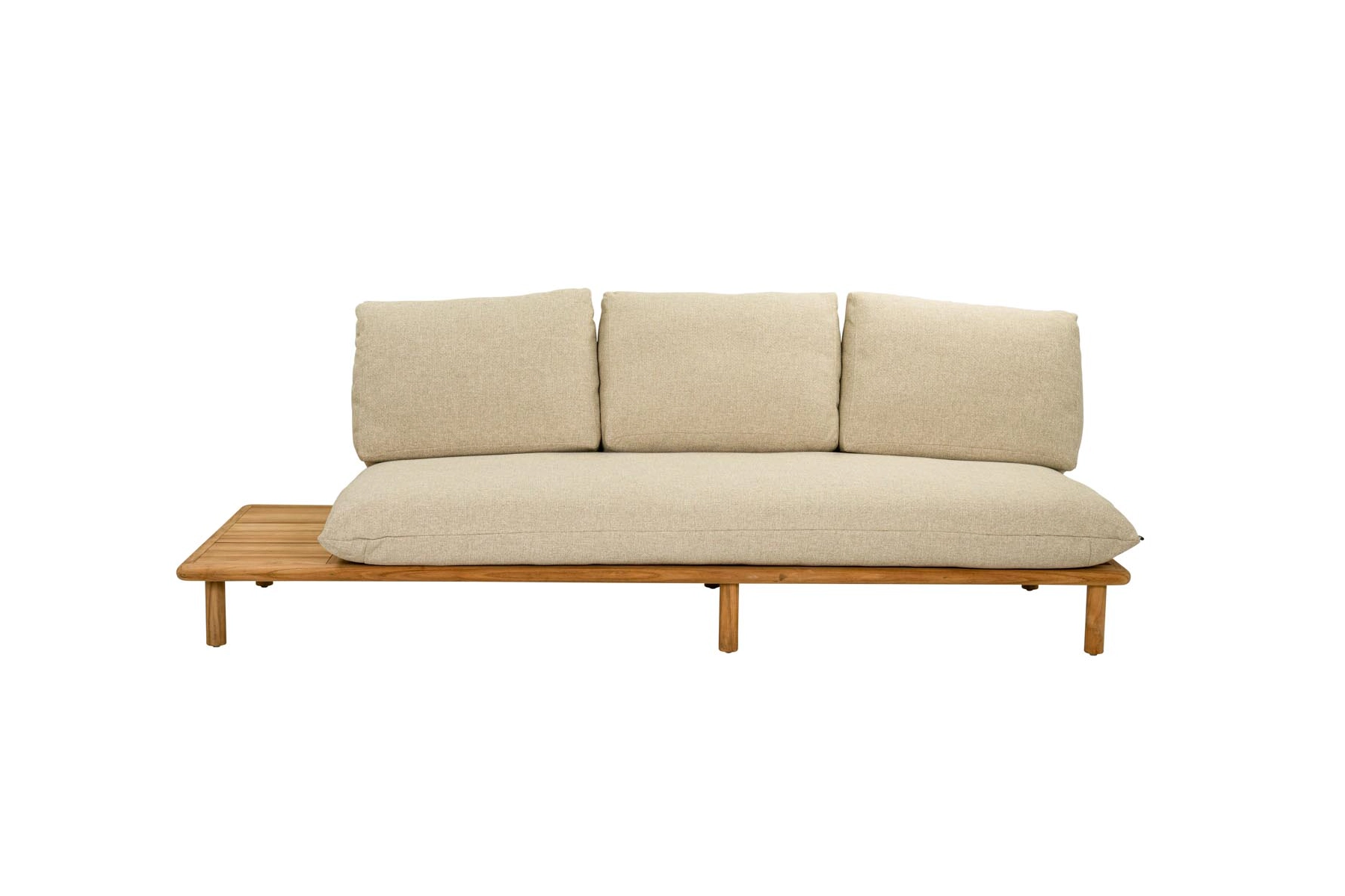 Sling Cotton Flower modułowy narożnik ogrodowy sofa ogrodowa potrójna prawa ekskluzywne meble ogrodowe drewniane Apple Bee