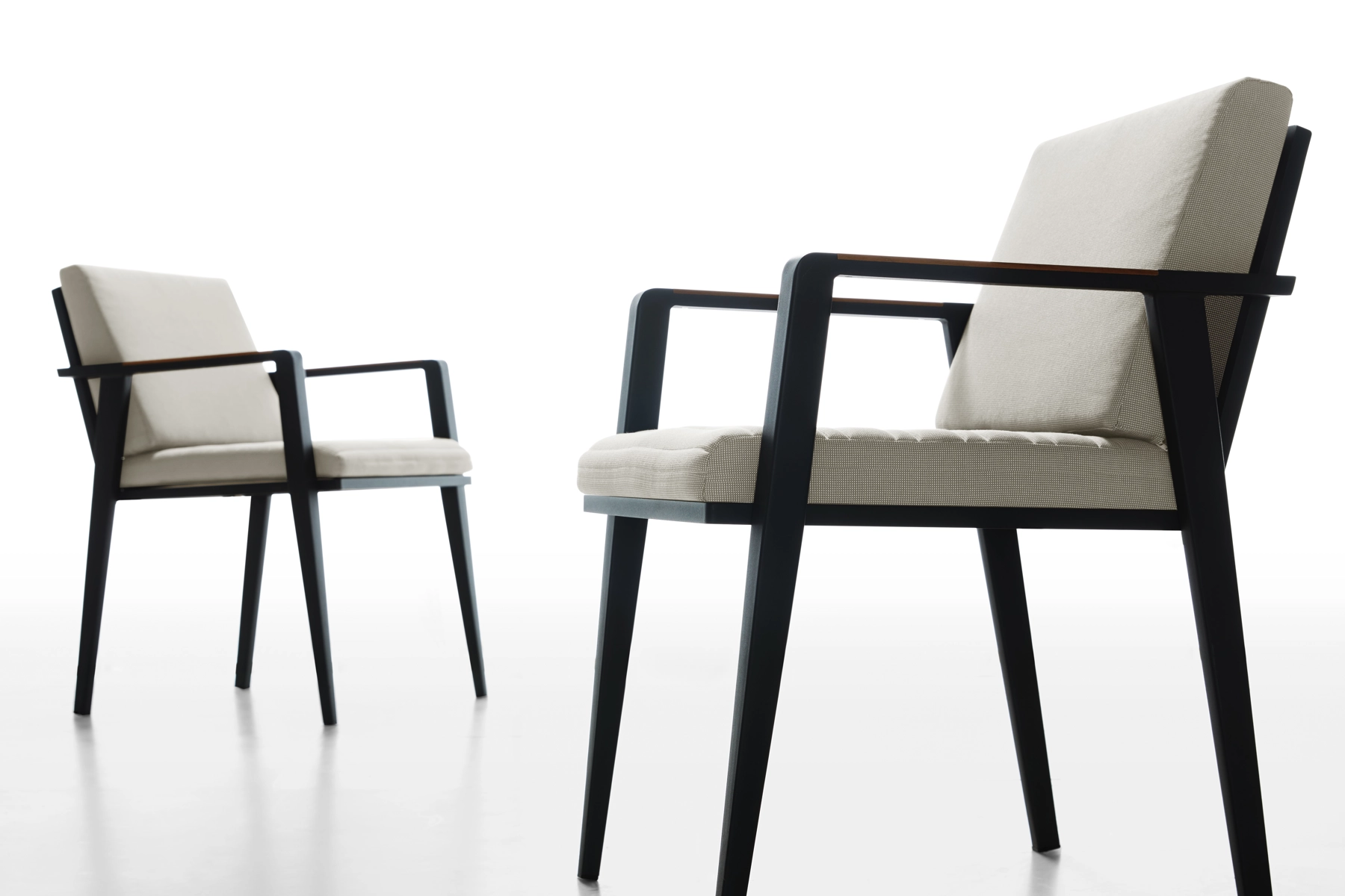 Emoti krzesła ogrodowe | HIGOLD Emoti zestaw ogrodowy dla 6 osób meble ogrodowe aluminium stół krzesła ogrodowe nowoczesne meble ogrodowe Higold