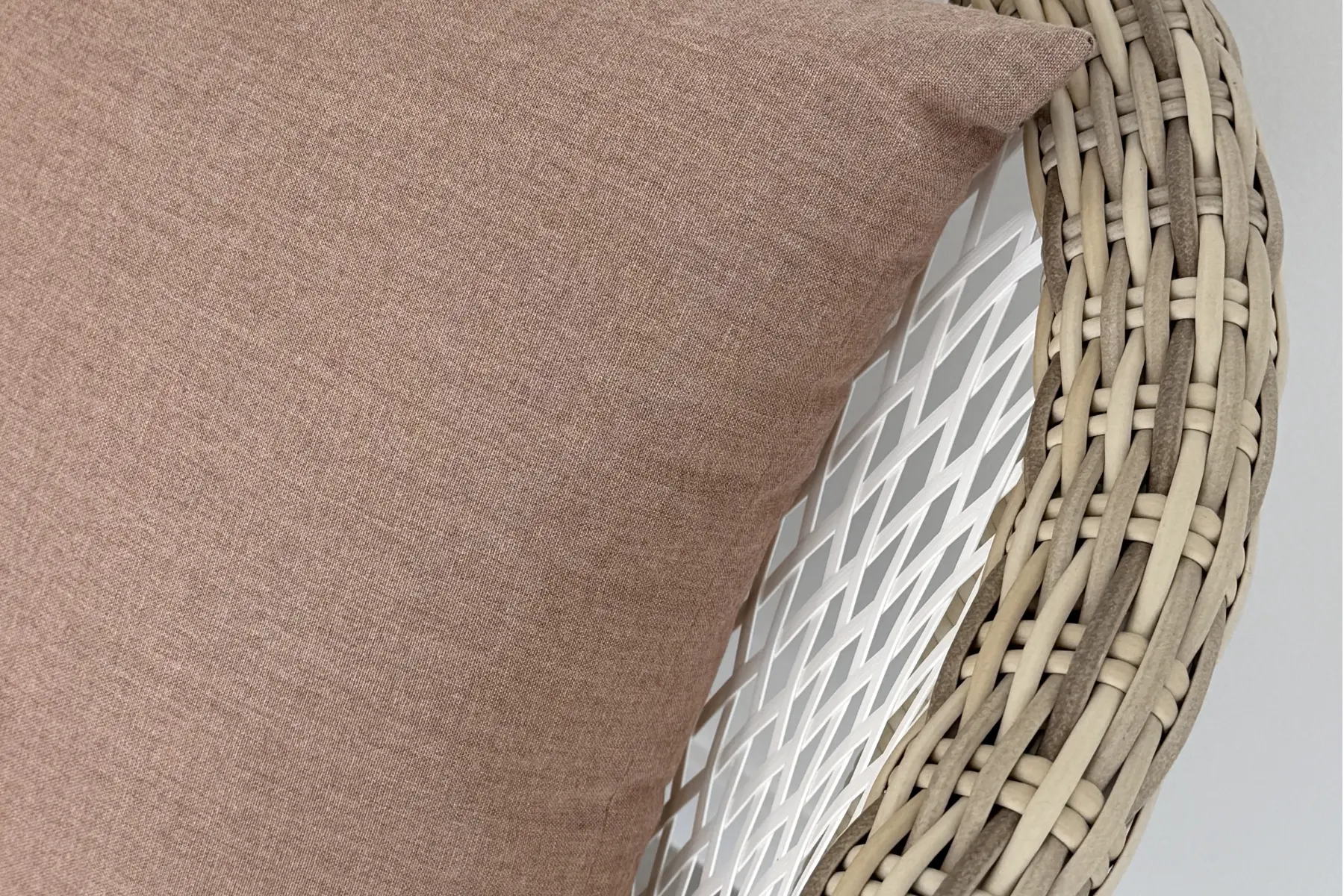 Napoli CB meble ogrodowe technorattan zestaw kawowy tkanina akrylowa Rosę brudny róż technorattan meble ogrodowe Twoja Siesta