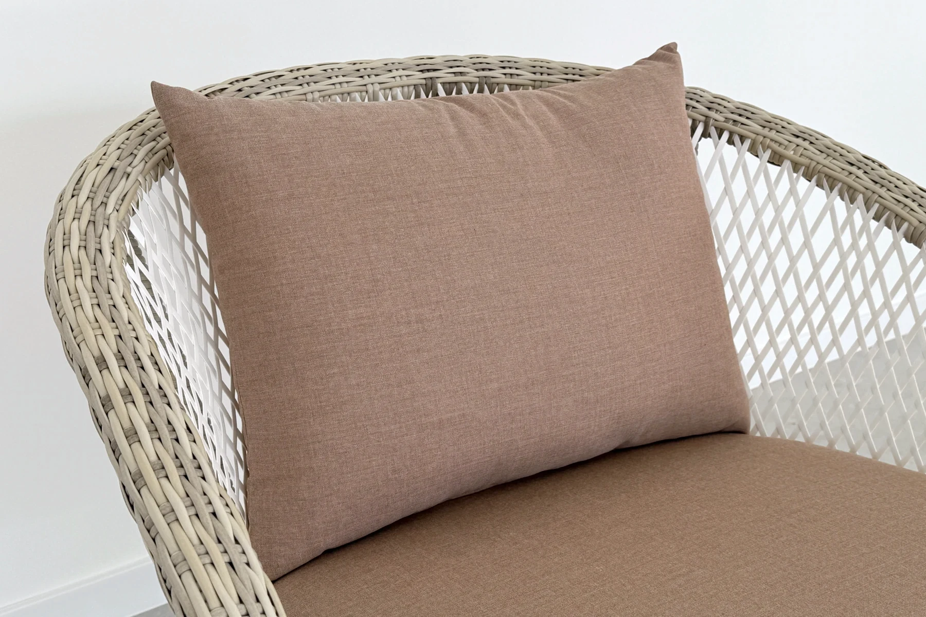 Napoli CB meble ogrodowe technorattan zestaw kawowy tkanina akrylowa Rose fotel ogrodowy technorattan ekskluzywne meble ogrodowe Twoja Siesta